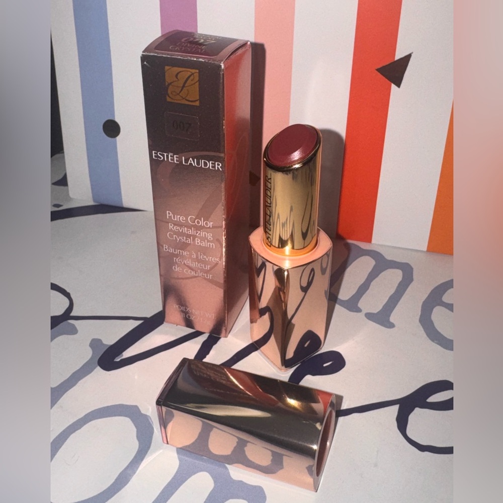 NIB NWT Estee Lauder Pure Color Revitalizing Crystal Balm 007 Divine Crystal